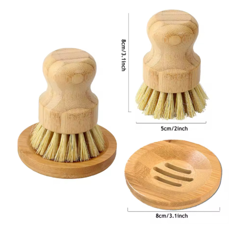 1 set bamboe afwasborstel, zee - Dish Brush Bamboo recensie en prijs