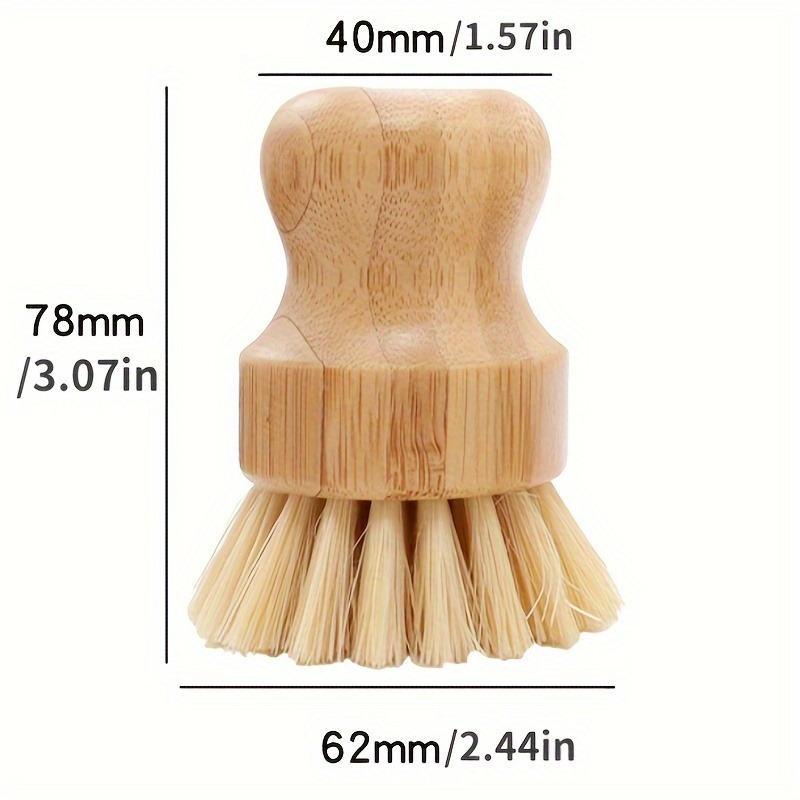 Bamboe afwasborstel zeepbakje  - Dish Brush Bamboo recensie en prijs