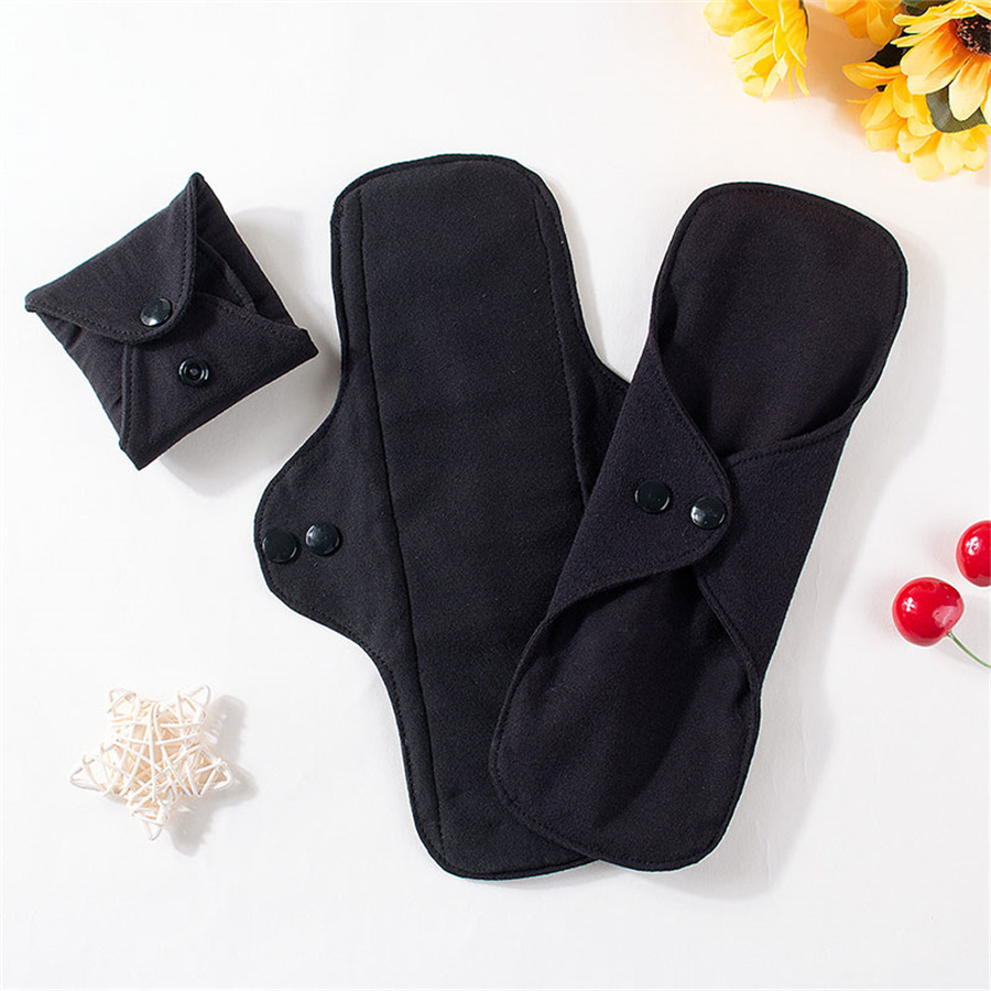 5-delige set wasbare zwarte ka - Cloth Pad Reusable recensie en prijs