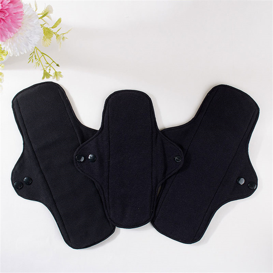 5-delige set wasbare zwarte ka - Cloth Pad Reusable recensie en prijs